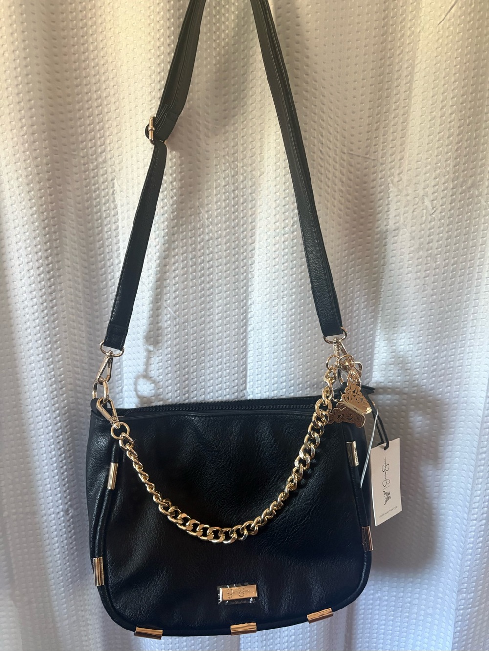 Jessica Simpson Sadie Shoulder Bag with Gold Hardware
